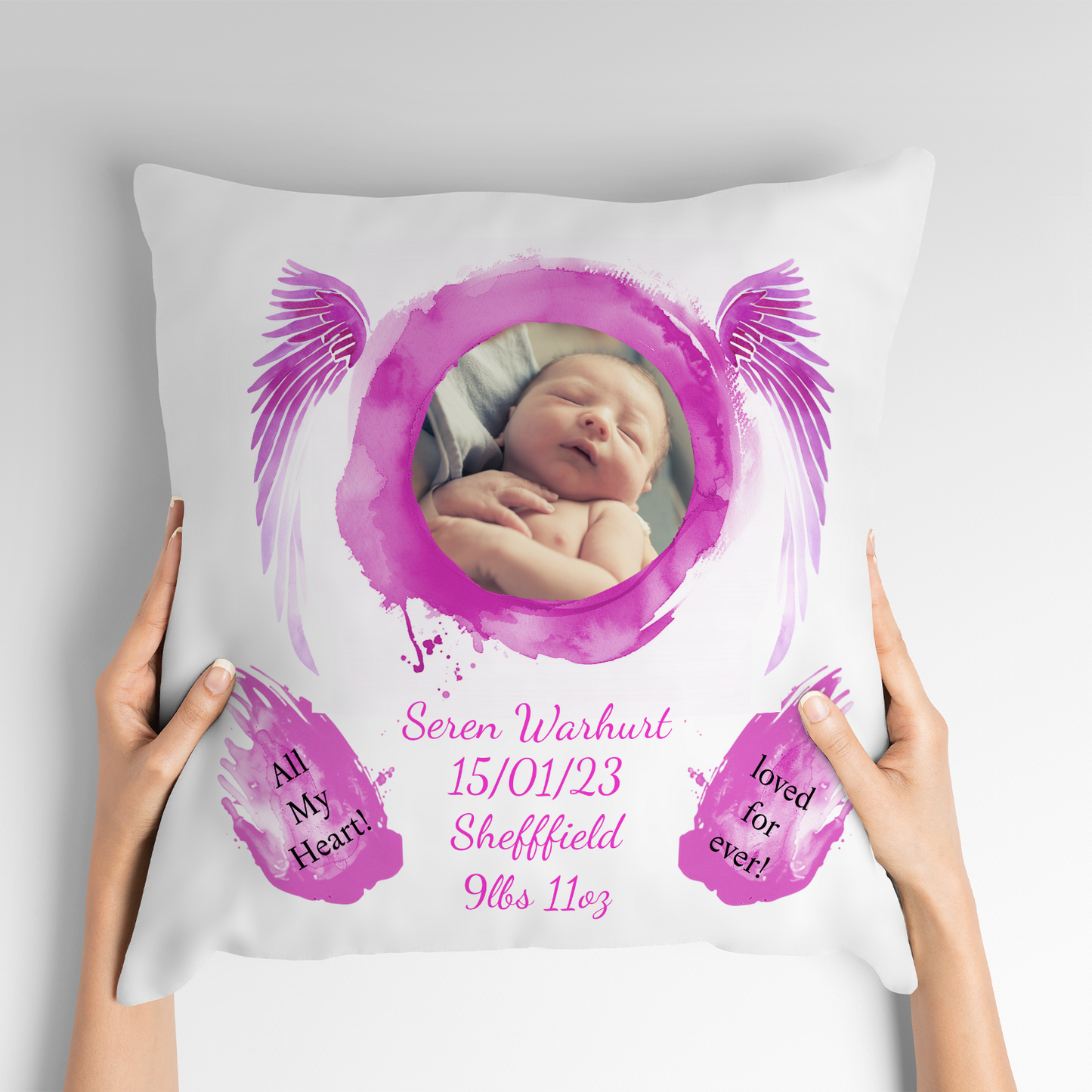 Personalized New Born Baby Pillow 6