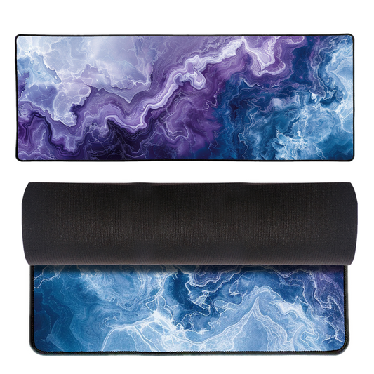 Blue & Purple Marble Gaming Mat