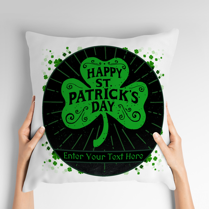 Happy St Patrick's Day Pillow