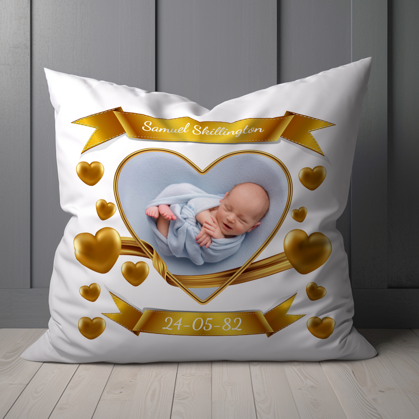 Personalized New Born Baby Pillow 9