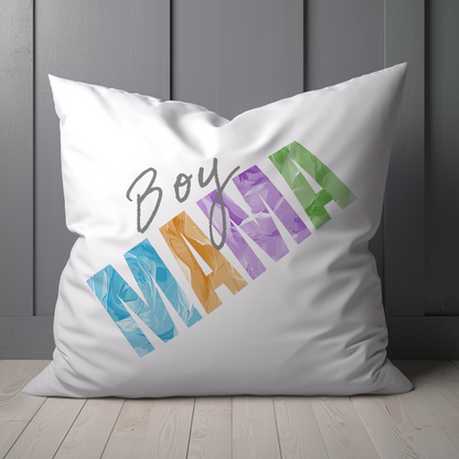 Boy Mama Mother's Day Pillow