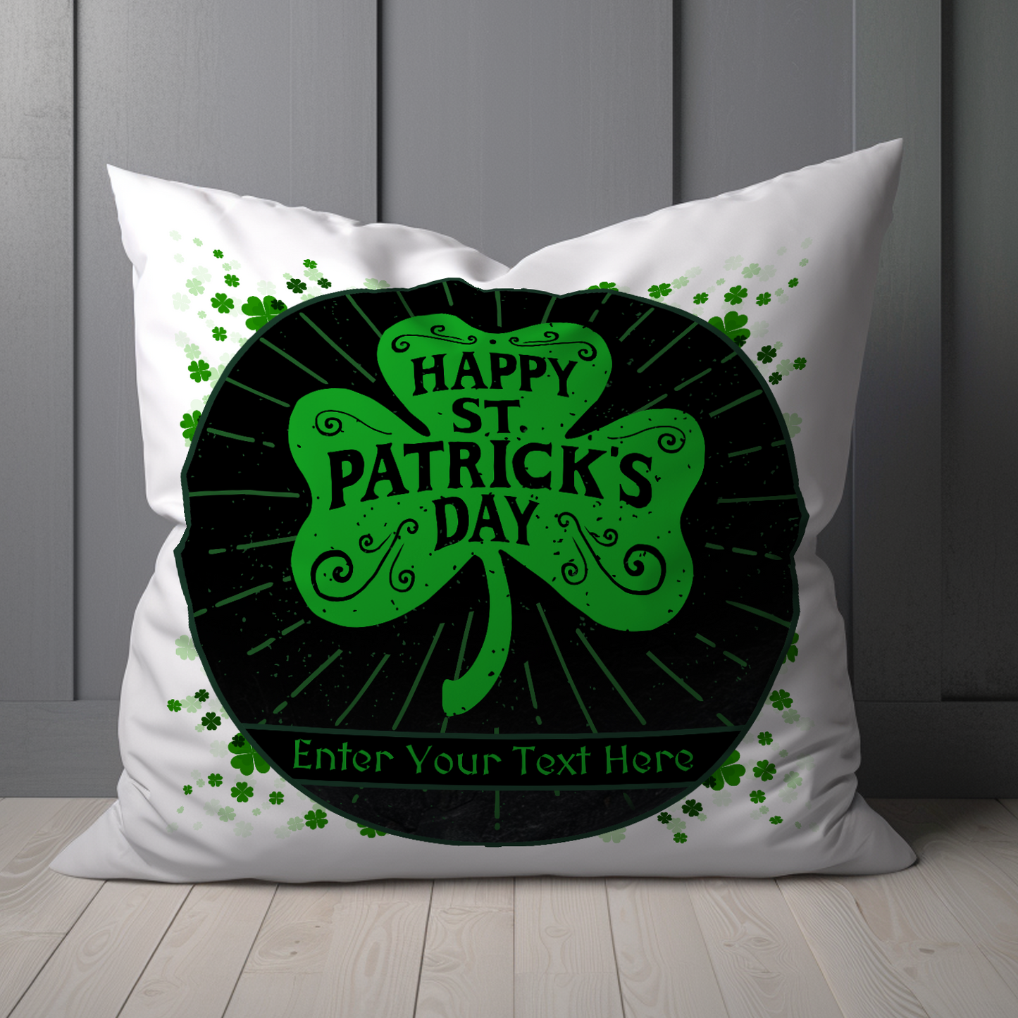 Happy St Patrick's Day Pillow