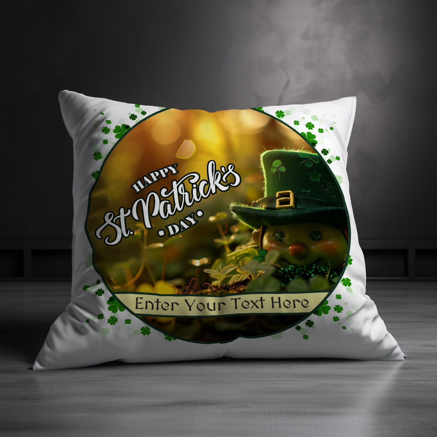 Cheeky Leprechaun St Patrick's Day Pillow