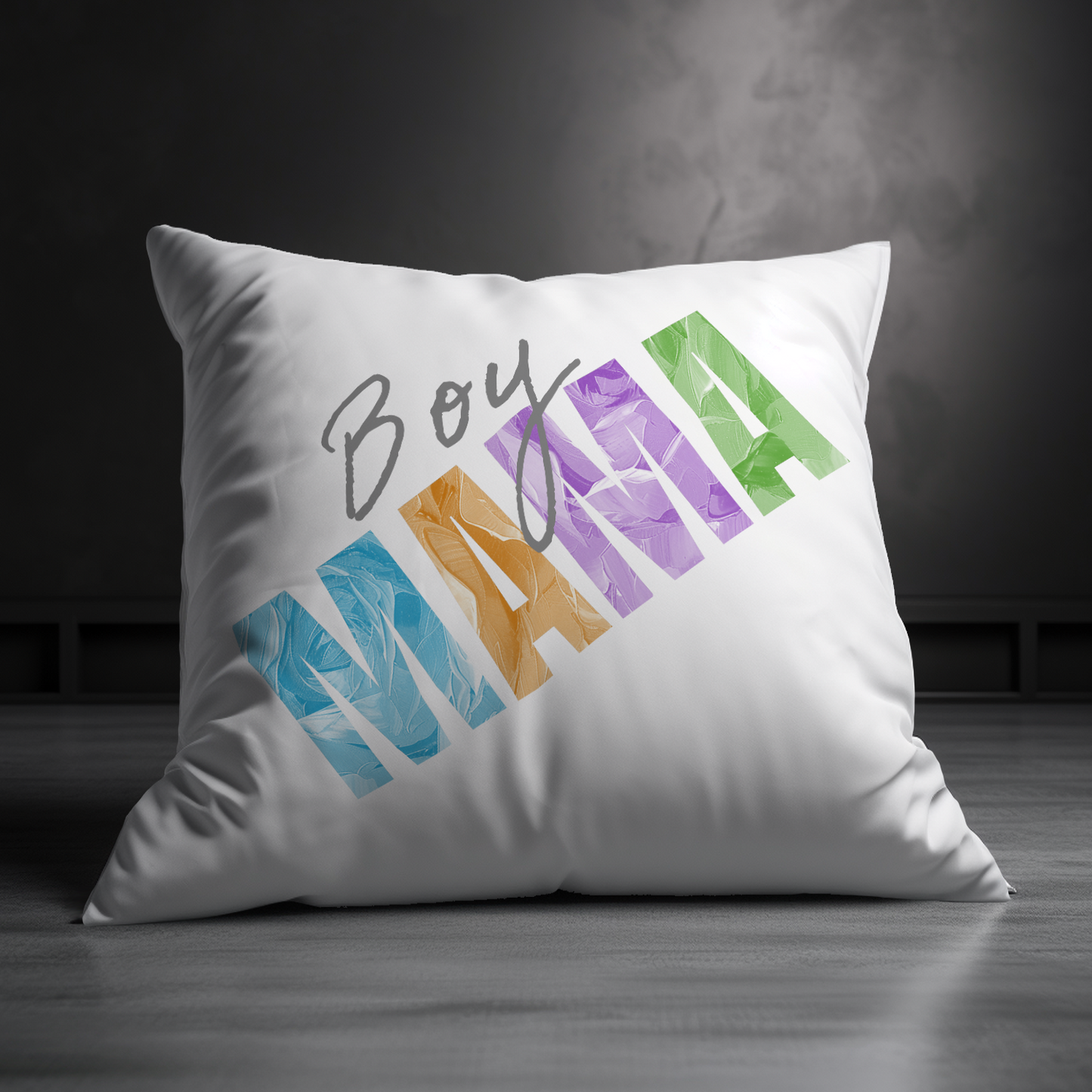 Boy Mama Mother's Day Pillow