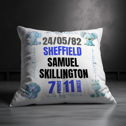 Personalized New Born Baby Pillow 1