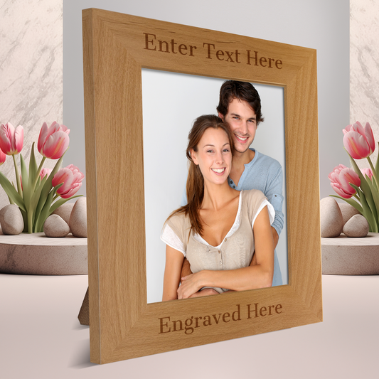 Personalized Portrait Red Adler Picture Frame 8 x 10