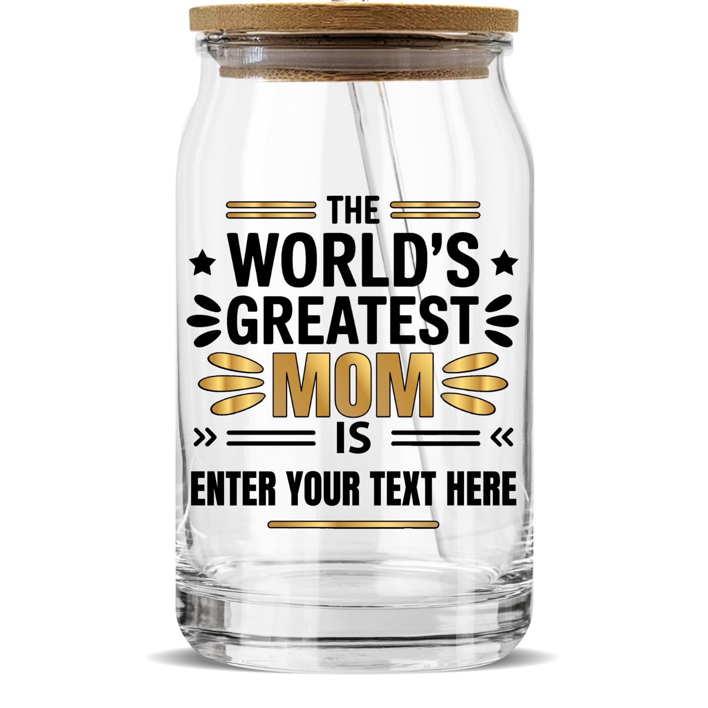 Gifts For Mom - The World's Greatest Mom Is - Glass Tumbler