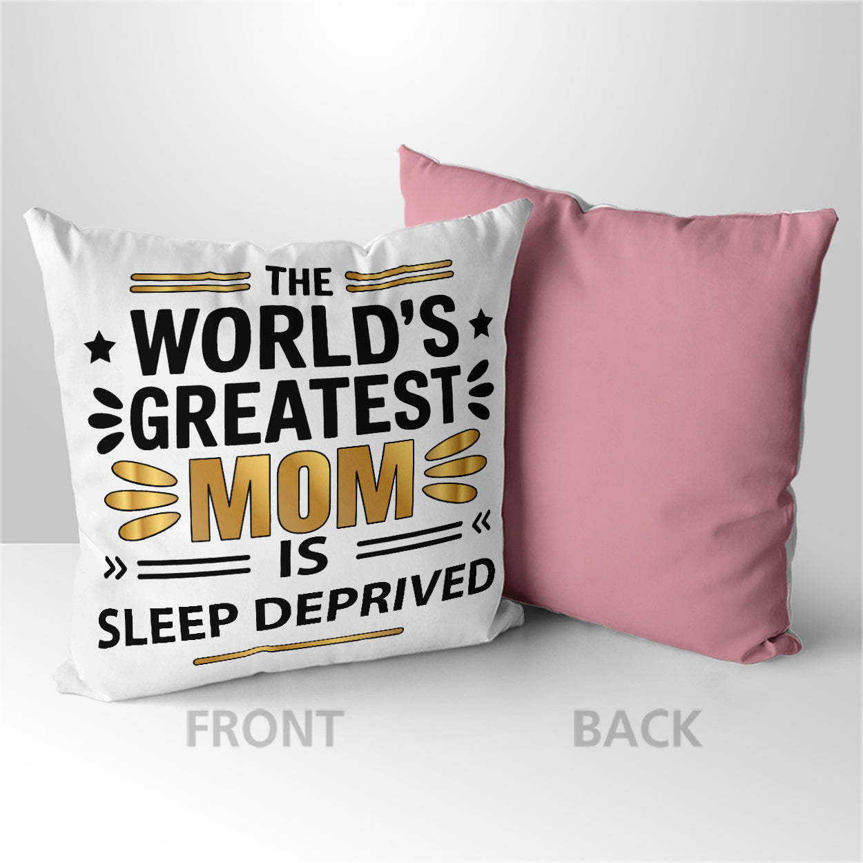 Gifts For Mom - The World's Greatest Mum Is - Throw Pillows