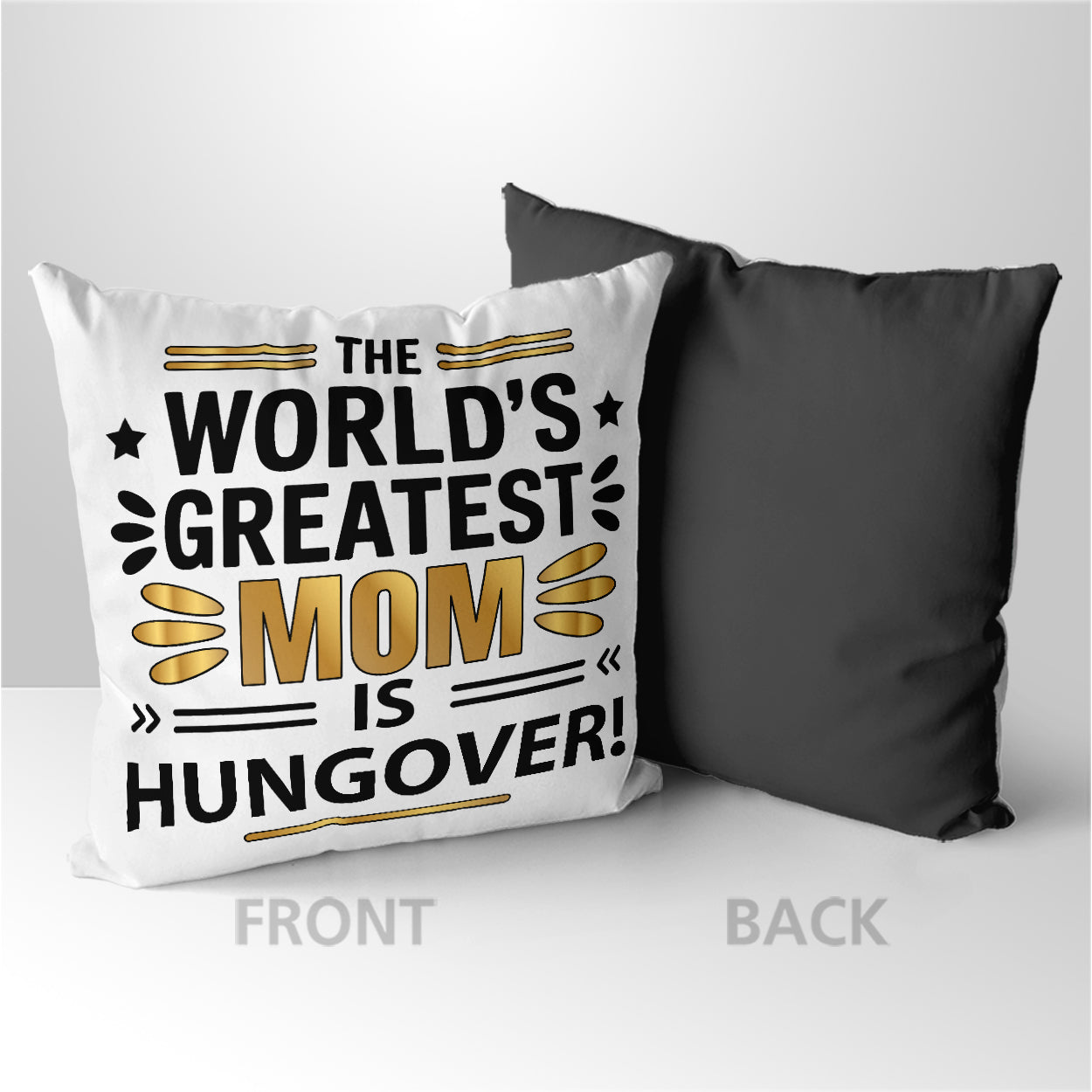 Gifts For Mom - The World's Greatest Mum Is - Throw Pillows