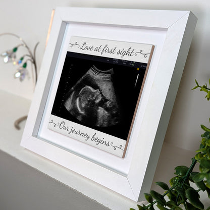 Baby Scan Gift – Love at First Sight Personalized  Framed Ceramic Tile