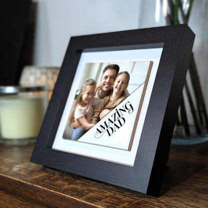 Gifts For Dad – Amazing Dad Photo Keepsake Framed Ceramic Tiles
