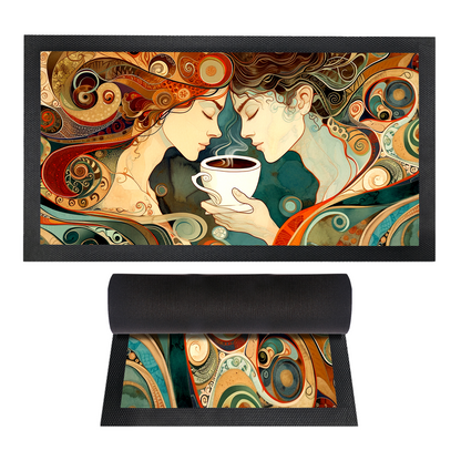 Custom Printed Coffee Station Mat / Kitchen Mat 4 Designs To Choose From 4 Designs