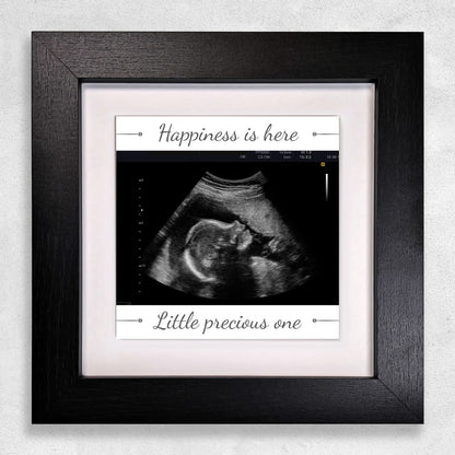 Baby Scan Gift – Little Precious One Personalized Framed Ceramic Tile