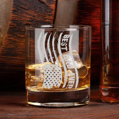 Personalized Whiskey Glass Gift For Dad - 8 Designs