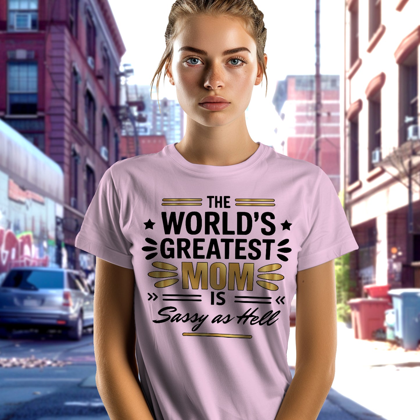 The World’s Greatest Mom Is... Personalized Mother’s Day T-Shirt