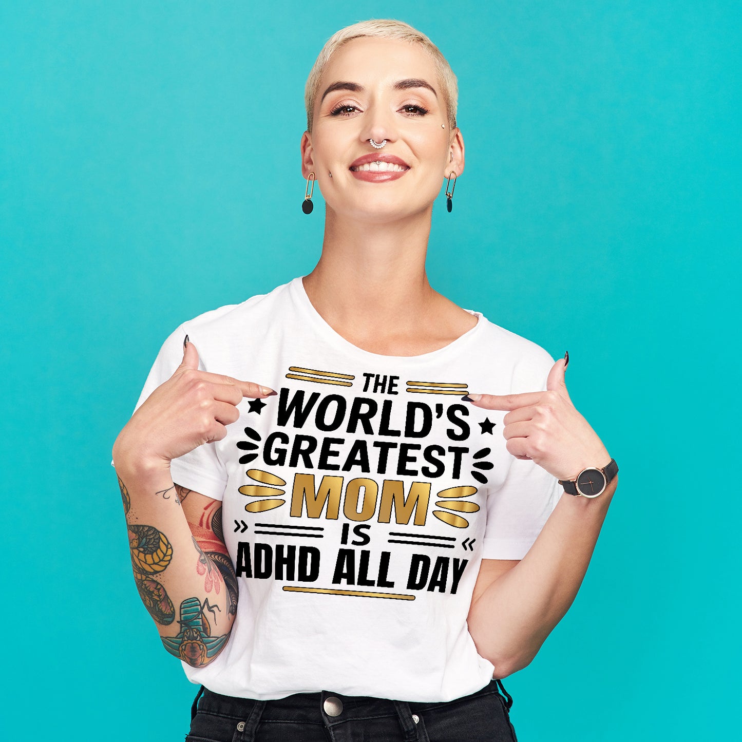 The World’s Greatest Mom Is... Personalized Mother’s Day T-Shirt