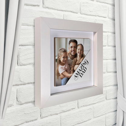 Gifts For Dad – Amazing Dad Photo Keepsake Framed Ceramic Tiles