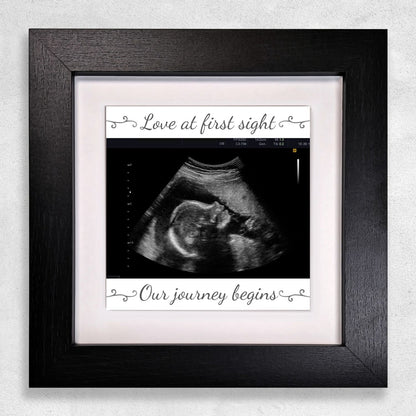 Baby Scan Gift – Love at First Sight Personalized  Framed Ceramic Tile