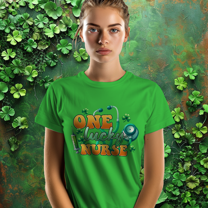 One Lucky Nurse St Patrick's Day T-Shirt