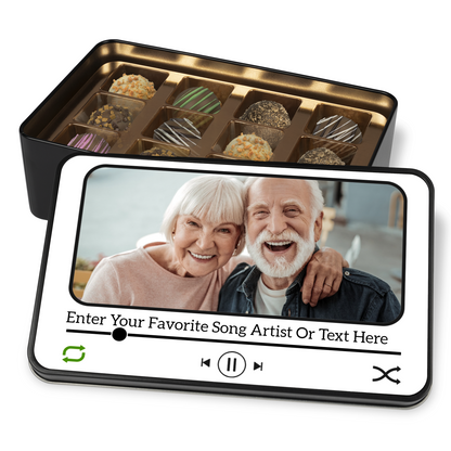 Your Favorite Song Handmade Chocolates In A Personalized Keepsake Tin