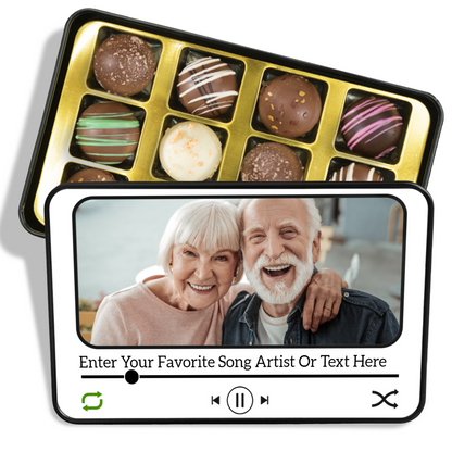 Your Favorite Song Handmade Chocolates In A Personalized Keepsake Tin