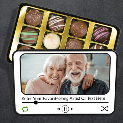 Your Favorite Song Handmade Chocolates In A Personalized Keepsake Tin