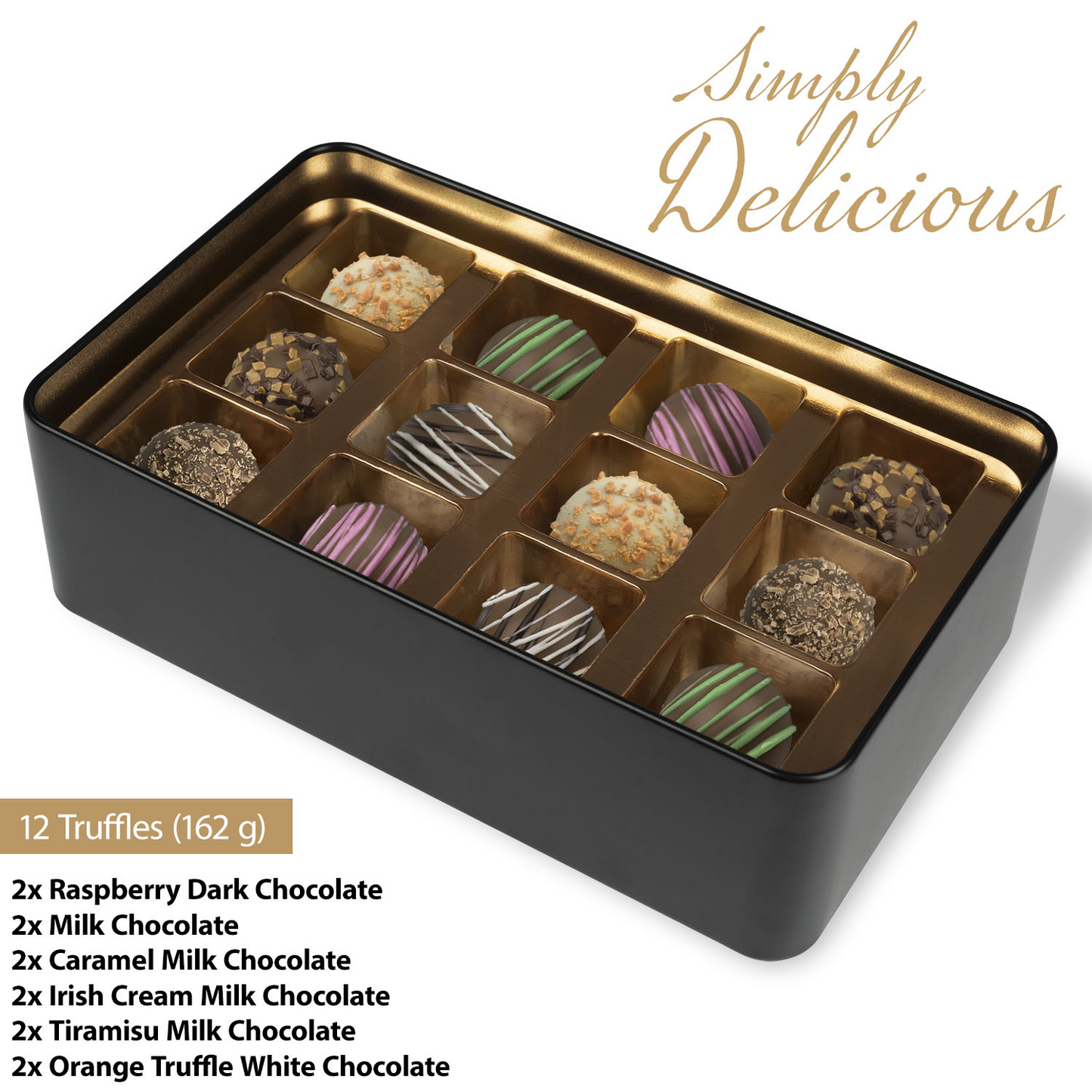 To An Incredible Wife Handmade Chocolates In A Personalized Keepsake Tin