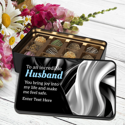 Incredible Husband Tin Of Handmade Chocolates