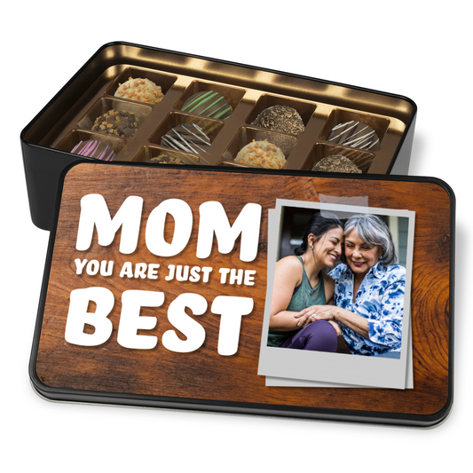 Mom You Are The Best Tin Of Handmade Chocolates