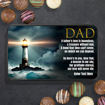 A Fathers Love Tin Of Handmade Chocolates