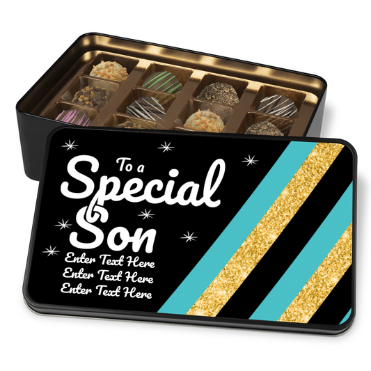 To A Special Son Tin Of Handmade Chocolates