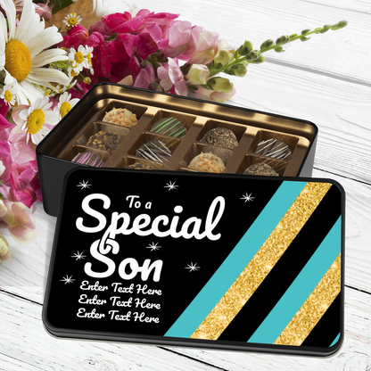 To A Special Son Tin Of Handmade Chocolates