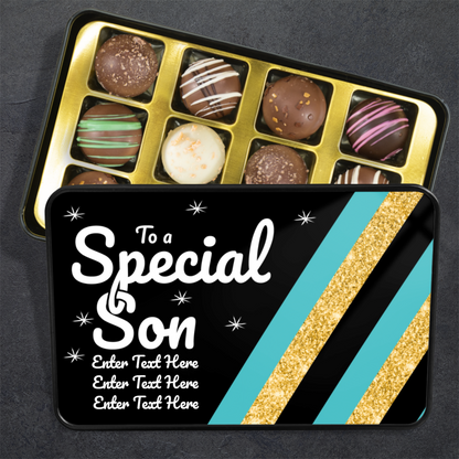 To A Special Son Tin Of Handmade Chocolates