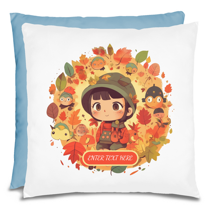 Cute Fall Girl Pillow