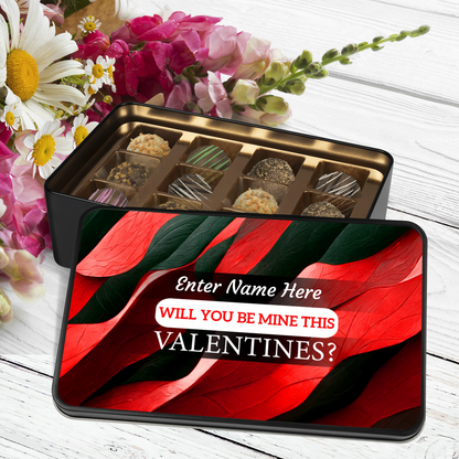 Will You Be Mine Tin Of Handmade Chocolates