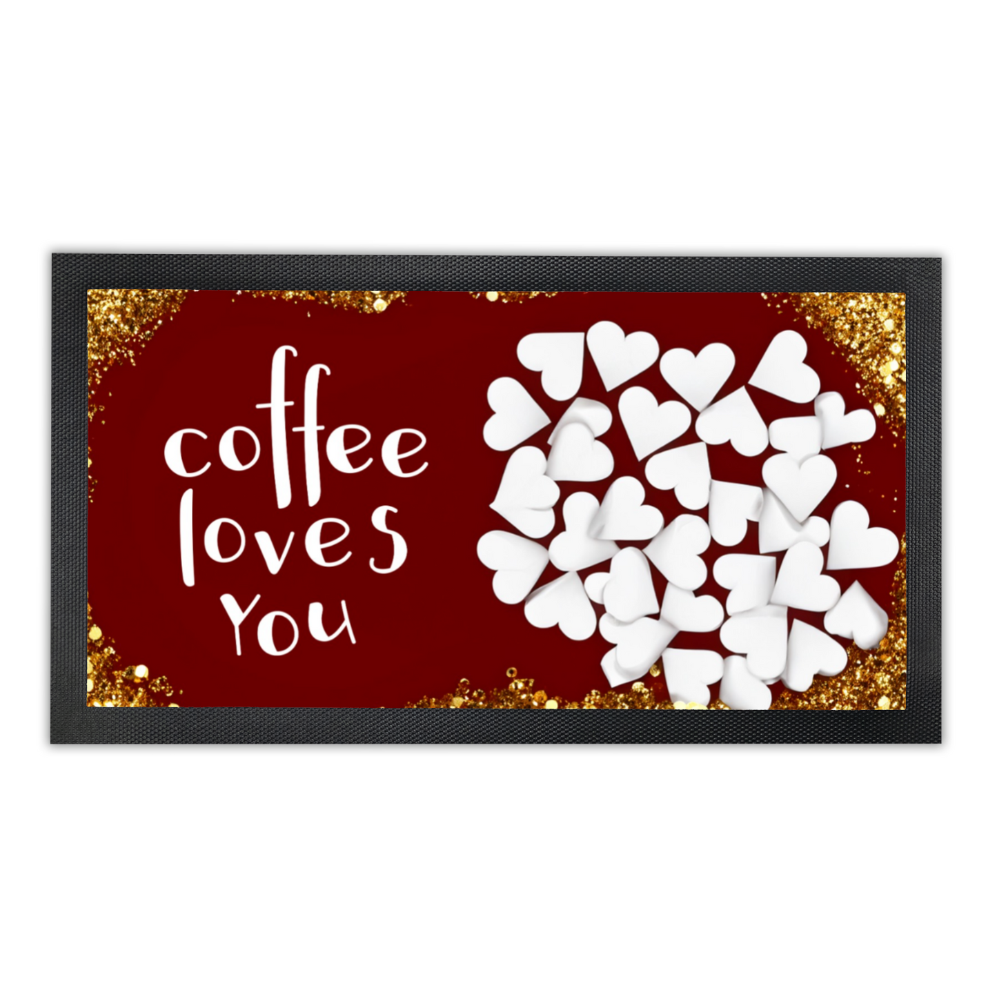 Coffee Loves Your Coffee Mat