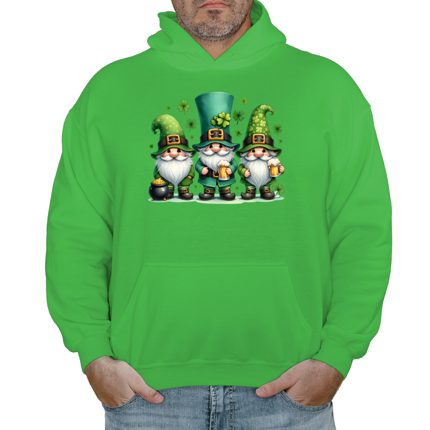 Beer Gnomes St Patrick's Day Hoodie