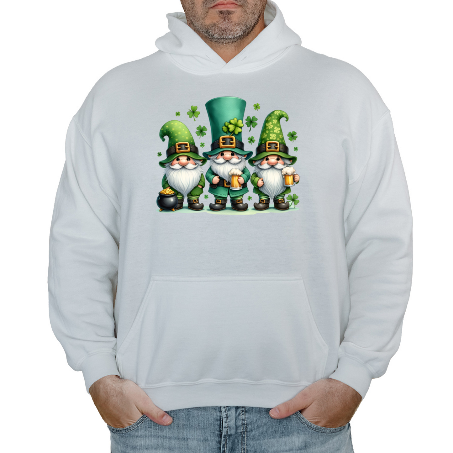 Beer Gnomes St Patrick's Day Hoodie