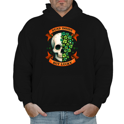 Dead Inside But Lucky St Patrick's Day Hoodie