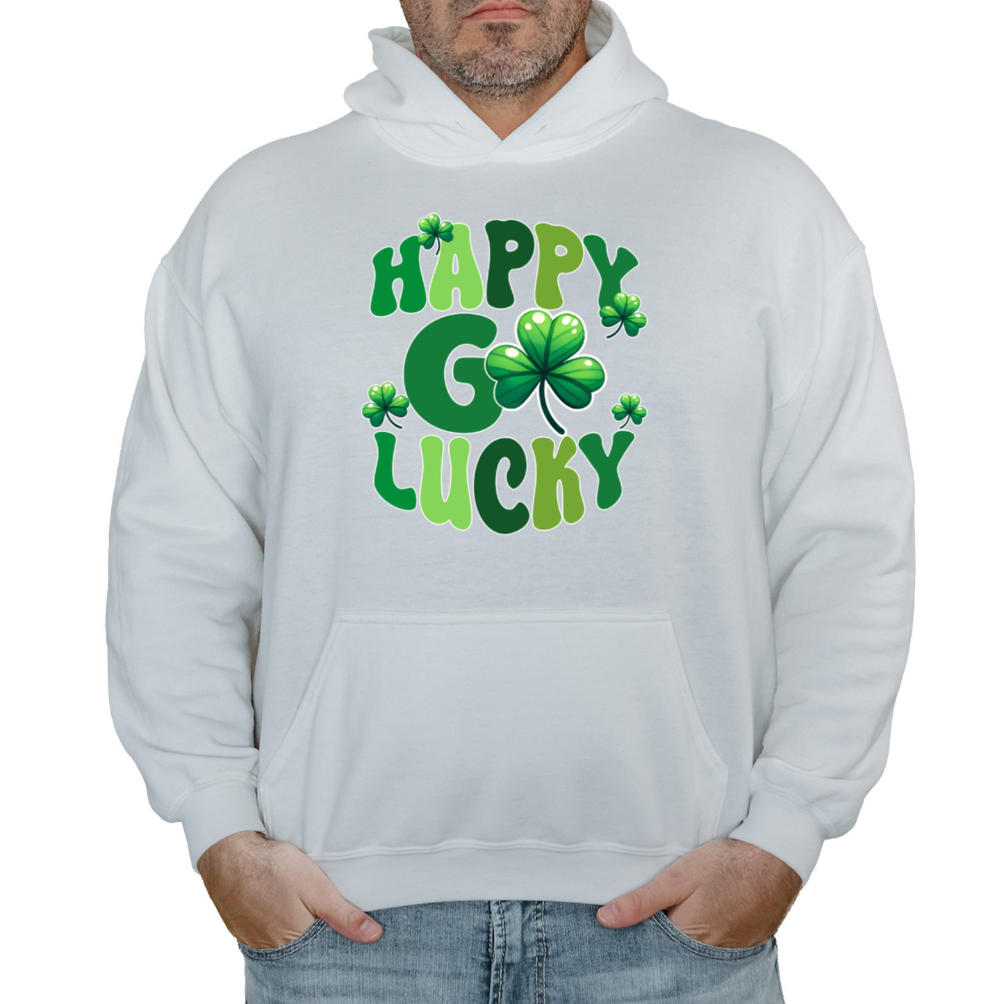 Happy Go Lucky St Patrick's Day Hoodie