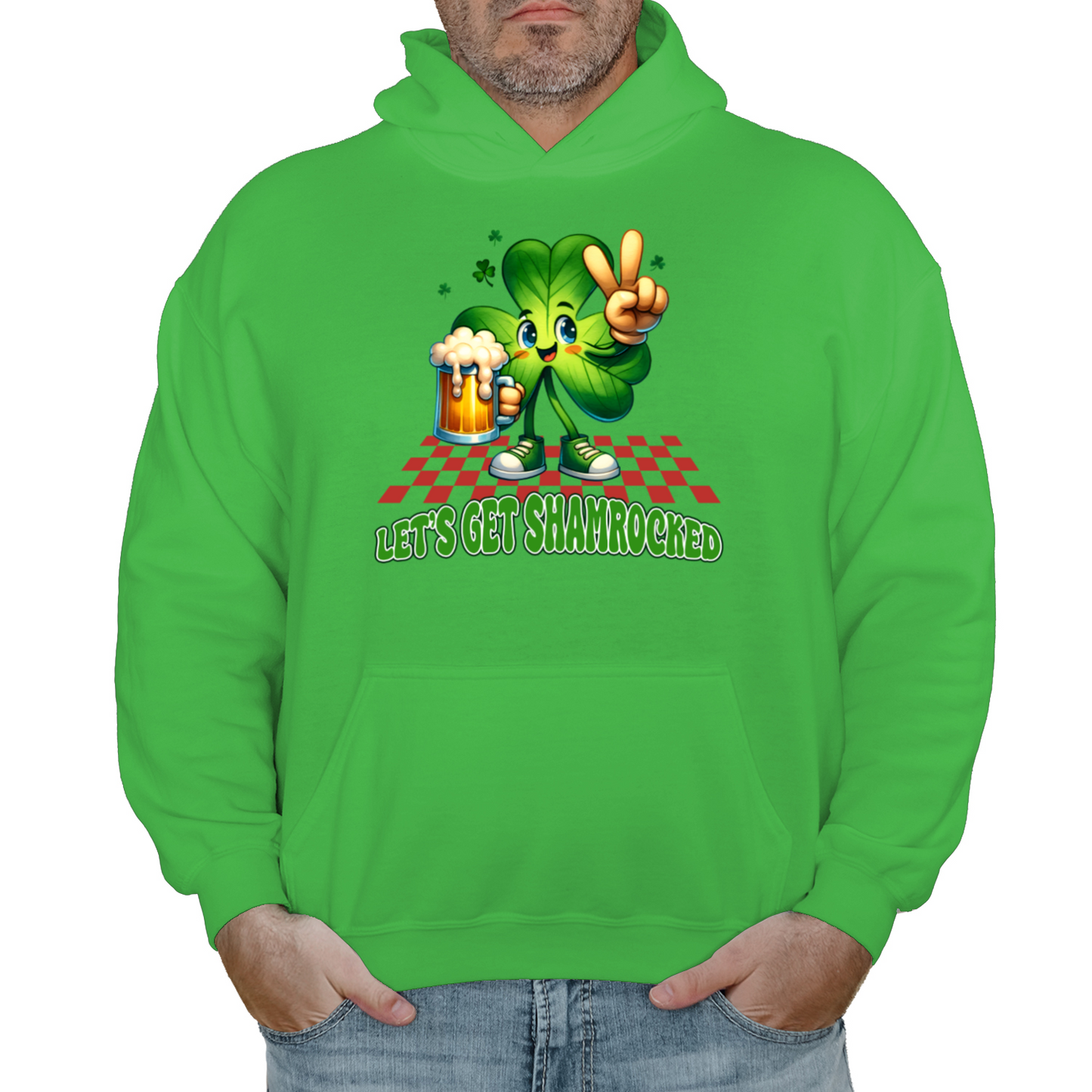 Let's Get Shamrocked St Patrick's Day Hoodie