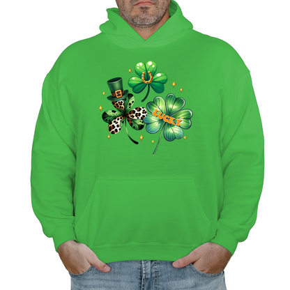 Lucky Clovers St Patrick's Day Hoodie