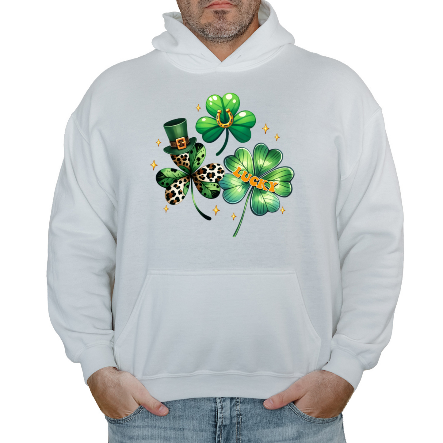 Lucky Clovers St Patrick's Day Hoodie