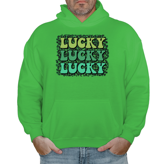 Lucky Lucky Lucky St Patrick's Day Hoodie