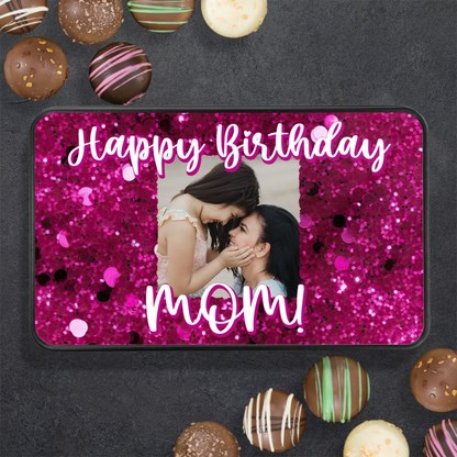 Happy Birthday Mom Handmade Chocolates In A Personalized Keepsake Tin