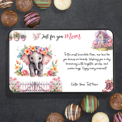 Just For You Mom Handmade Chocolates In A Personalized Keepsake Tin