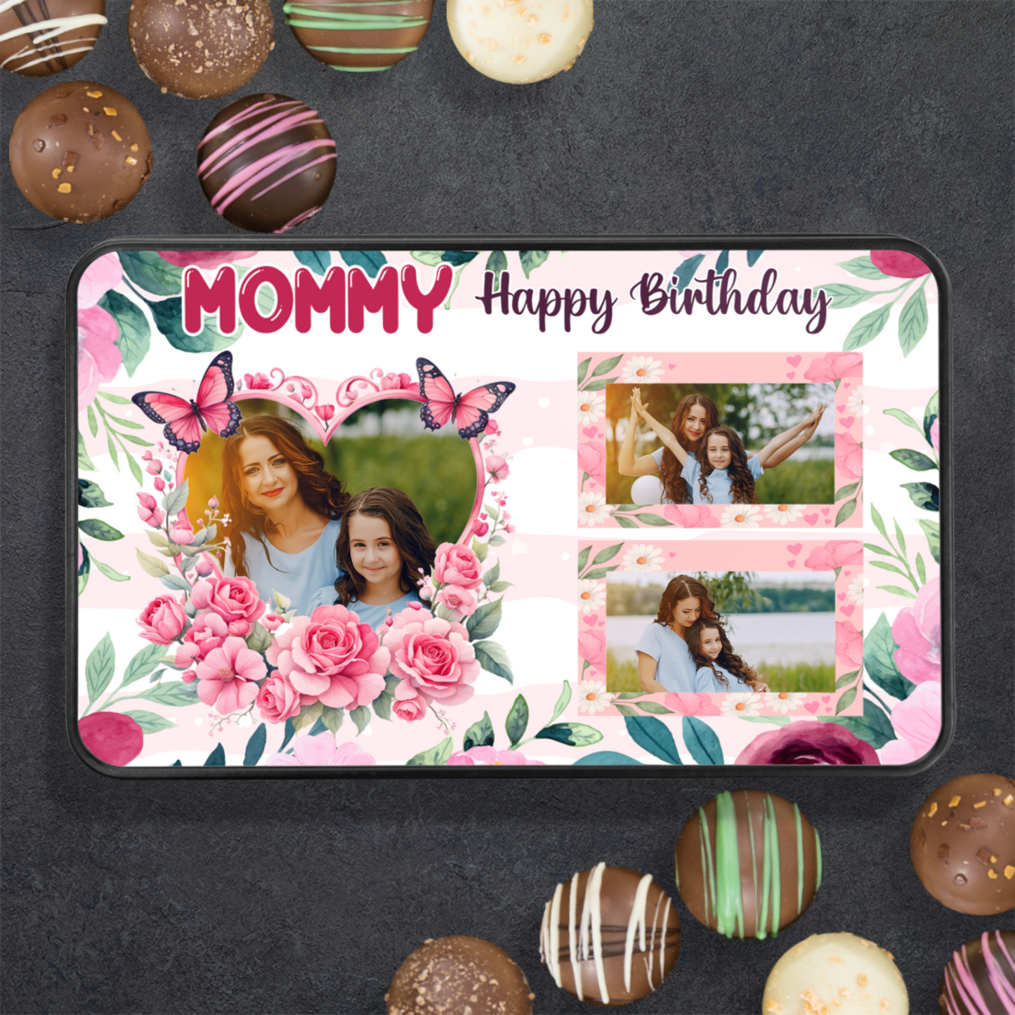 Happy Birthday Mommy Handmade Chocolates In A Personalized Keepsake Tin