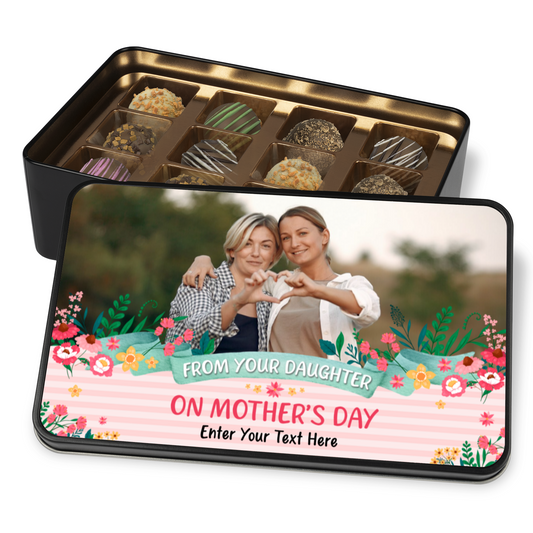 Mothers Day Handmade Chocolates In A Personalized Keepsake Tin