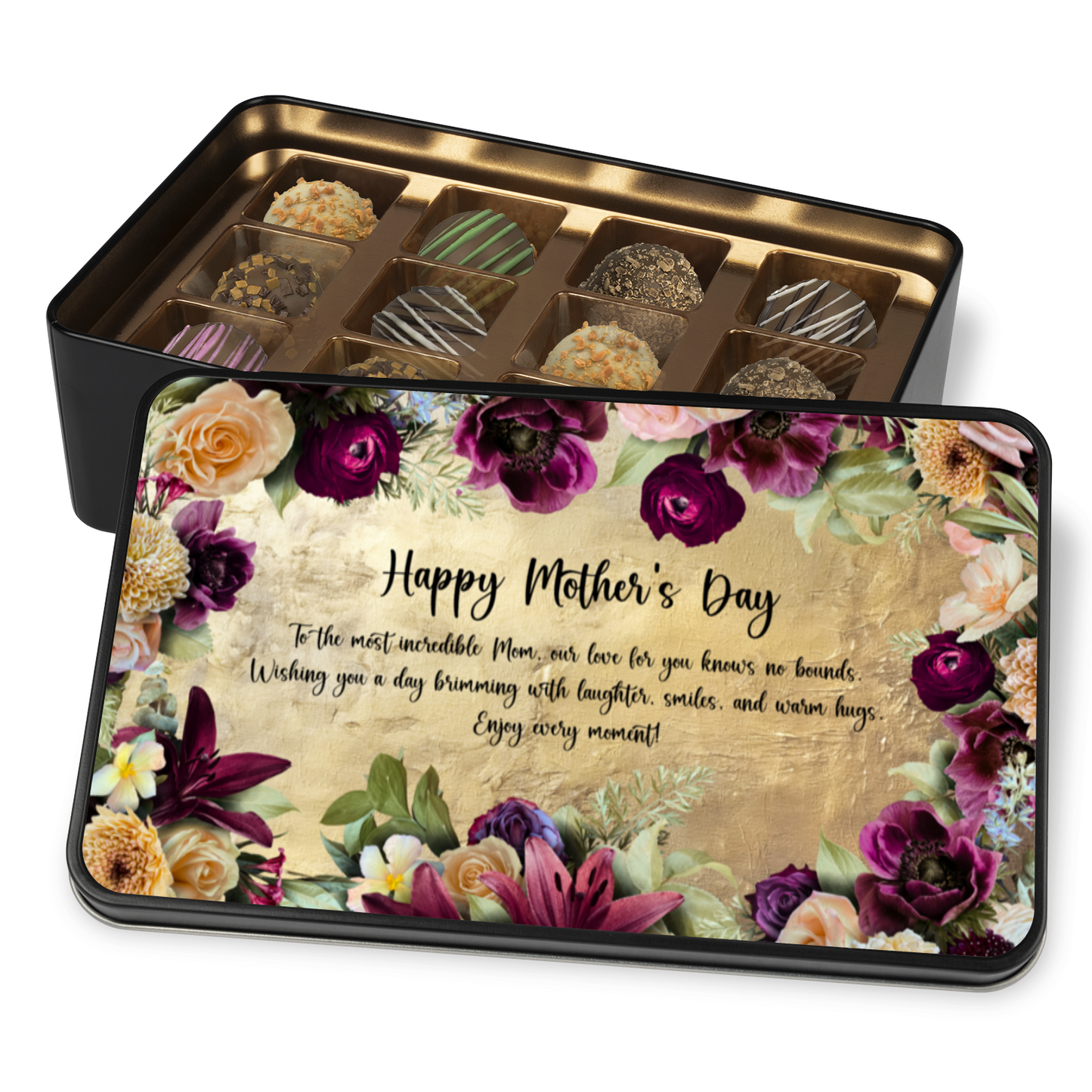 Happy Mothers Day Handmade Chocolates In A Keepsake Tin