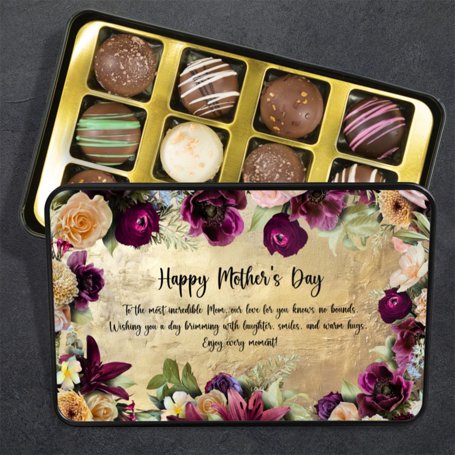 Happy Mothers Day Handmade Chocolates In A Keepsake Tin